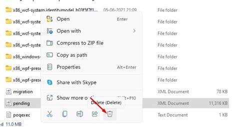 Where to find download pending file .